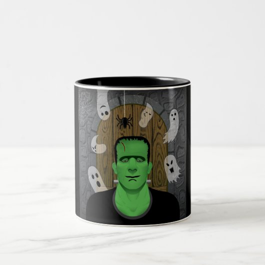 Tasse 2 Couleurs Frankenstein & Ghosts (Centre)