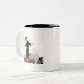 Tasse 2 Couleurs Frappe et tableau (Devant gauche)