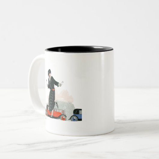 Tasse 2 Couleurs Frappe et tableau (Devant gauche)