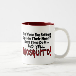 Tasse 2 Couleurs Frappe Moi & le Moustique