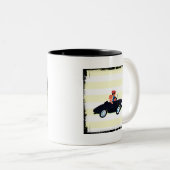 Tasse 2 Couleurs Frapper la route ouverte 3 (Devant droit)