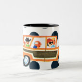 Tasse 2 Couleurs Frapper la route ouverte 4 (Centre)