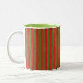 Tasse 2 Couleurs Frappes de Noël (Gauche)