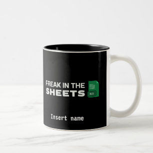 Tasse 2 Couleurs Freak dans les draps