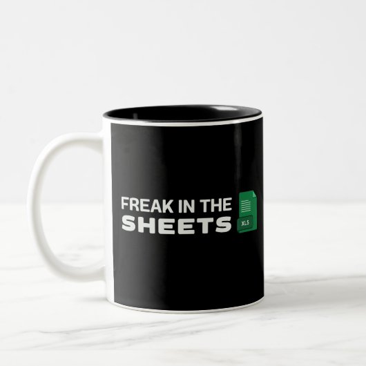 Tasse 2 Couleurs Freak dans les draps (Gauche)