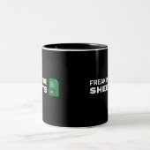 Tasse 2 Couleurs Freak dans les draps (Centre)