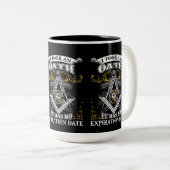 Tasse 2 Couleurs Freemason (Devant droit)