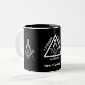 Tasse 2 Couleurs Freemason (Devant gauche)