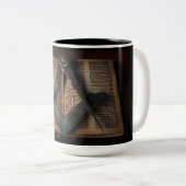 Tasse 2 Couleurs Freemason (Devant droit)