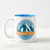 Tasse 2 Couleurs Fremont Peak Wyoming Stars Lune (Gauche)