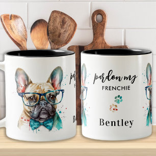 Tasse 2 Couleurs French Bulldog Pardon My Frenchie Cute Dog