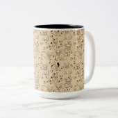 Tasse 2 Couleurs Frenchie et Bones (Devant droit)