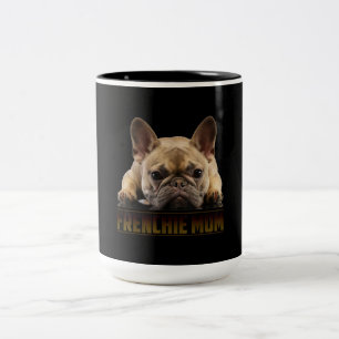 Tasse 2 Couleurs Frenchie Mama T Femmes French Bulldog Cadeau Chien