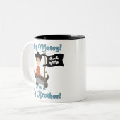 Tasse 2 Couleurs Frère de pirate (Devant gauche)