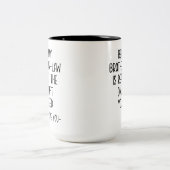 Tasse 2 Couleurs Frère Mug, beau-frère (Centre)