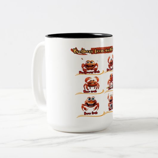 Tasse 2 Couleurs Frères d'une autre mère (Devant gauche)