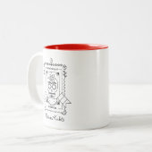 Tasse 2 Couleurs Frida Kahlo | Coyoacán (Devant gauche)