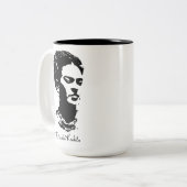 Tasse 2 Couleurs Frida Shadow Portrait (Devant gauche)