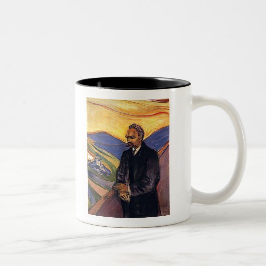 Tasse 2 Couleurs Friedrich Nietzsche Edvard Munch (Droit)