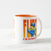 Tasse 2 Couleurs FriendFish bande dessinée boug Flitch (Devant droit)