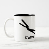 Tasse 2 Couleurs Frisbee final de coupeur (Gauche)