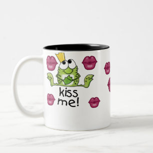 Tasse 2 Couleurs Frog Prince m'embrasse