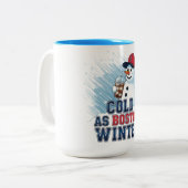Tasse 2 Couleurs Froid comme Boston Winter (Devant gauche)