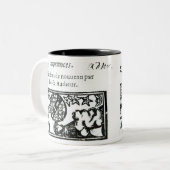 Tasse 2 Couleurs Frontispice 'aux prophéties (Devant gauche)