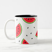 Tasse 2 Couleurs Fruit de pastèque rouge (Gauche)