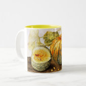 TASSE 2 COULEURS FRUITS DE SAISON / CITROUILLE (Devant gauche)