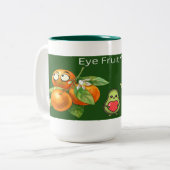 Tasse 2 Couleurs Fruits des yeux (Devant gauche)