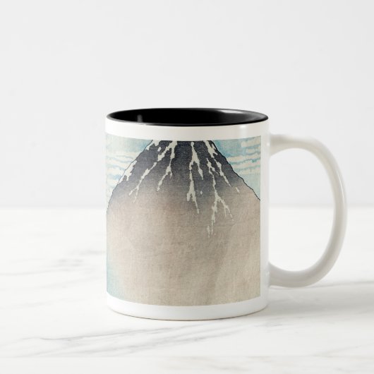 Tasse 2 Couleurs Fuji dans Weather clair (Droit)