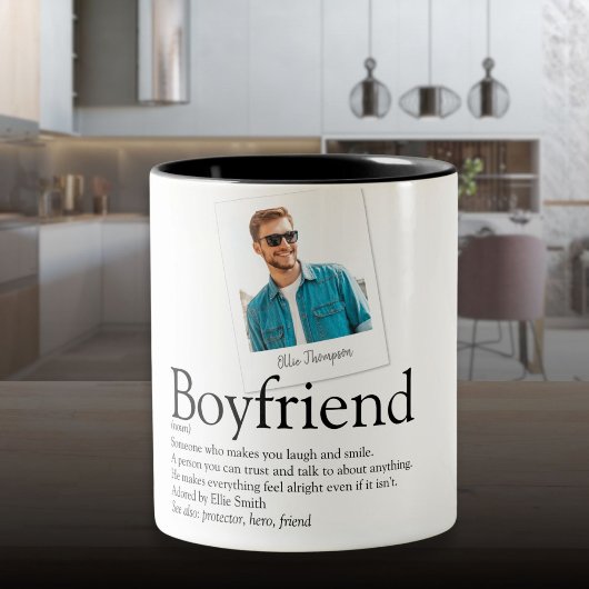Tasse 2 Couleurs Fun Boyfriend Définition Photo