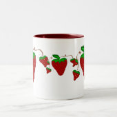 Tasse 2 Couleurs Fun fraise (Centre)