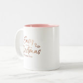 Tasse 2 Couleurs Fun Holiday Citation Chanson Lyrics Pun Humour de  (Devant gauche)