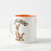 Tasse 2 Couleurs Fun Kangaroo (Devant gauche)