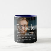Tasse 2 Couleurs Funcle Oncle Définition Fun Photo moderne (Centre)