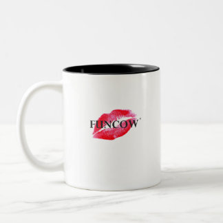 TASSE 2 COULEURS FUNCOW PINK KISS