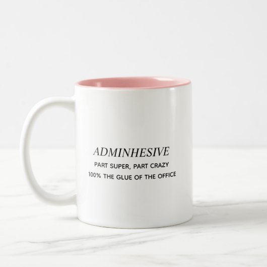 Tasse 2 Couleurs Funny Admin Professional Virtual Assistant Office (Gauche)