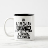 Tasse 2 Couleurs Funny Armenian (Gauche)