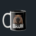 Tasse 2 Couleurs Funny Capybara Bruh<br><div class="desc">Funny Capybara Bruh</div>
