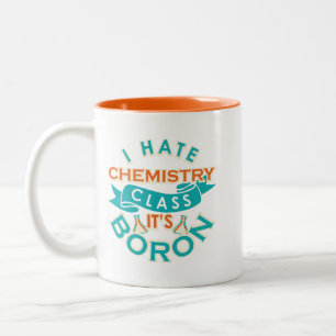 Tasse 2 Couleurs Funny Chimie Classe est Boron Science Enseignant G