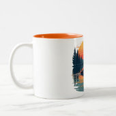 Tasse 2 Couleurs Funny Common Loon – Minnesota Bird Watcher (Gauche)