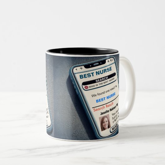 Tasse 2 Couleurs Funny Custom (Devant droit)