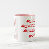 Tasse 2 Couleurs Funny Easter Bunny Image (Centre)