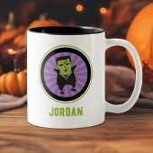 Tasse 2 Couleurs Funny Frankenstein Monster Halloween