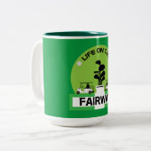 Tasse 2 Couleurs Funny Golfing Pros Golfing Fanatics Sports (Devant gauche)