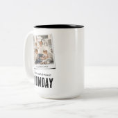 Tasse 2 Couleurs Funny Mom 2 Cadeau photo (Devant gauche)