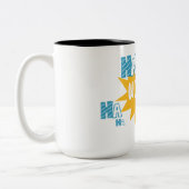 Tasse 2 Couleurs funny mug, women hahaha  (Gauche)