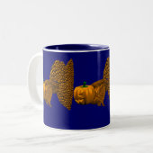 Tasse 2 Couleurs Funny Orange Guppy (Devant gauche)